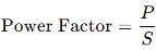 Power Factor formula