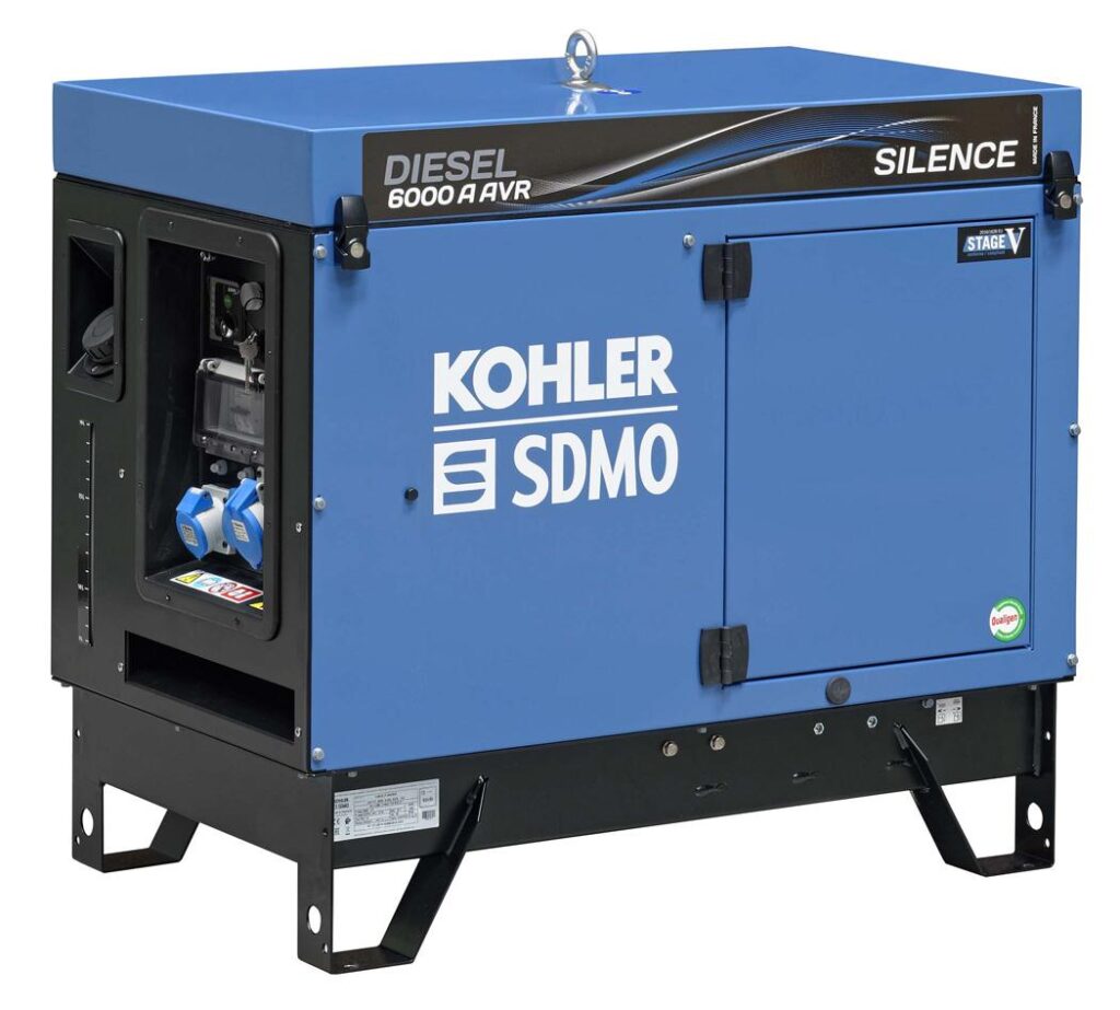 Diesel 6000A AVR C5 Kohler-SDMO Generator